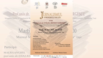 Dezbatere despre vocația jurnalismului la Muzeul „Mihail Kogălniceanu” din Iași