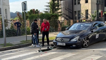Accident rutier pe strada Sf. Lazăr! Trei autoturisme s-au tamponat