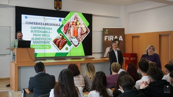 Conferință Regională „Gastronomia sustenabilă – principiile alimentației sănătoase”, ediția a II-a, organizată la Iași