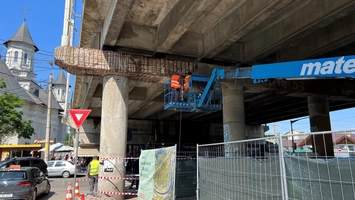 Atenție, șoferi! Au început lucrările de reparații la Pasajul Alexandru cel Bun. Cum va fi organizat traficul