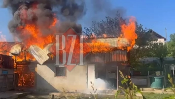 Incendiu în județul Iași! O anexă gospodărească a fost cuprinsă de flăcări