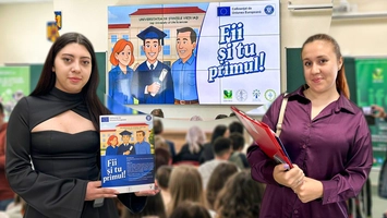 Studenți din medii defavorizate ai USV Iași primesc ajutor pentru a-și continua studiile prin intermediul proiectului „Fii și tu primul!”: „Îmi doresc să îmi fac părinții mândri”
