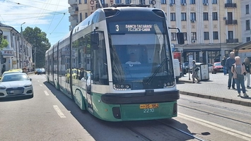 CTP Iași a repus în funcțiune tramvaiul Pesa 2210! Vagonul a stat defect în depou timp de doi ani, până să fie reparat