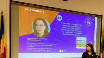 Roxana Gherasim, tânăra cercetătoare care aduce sustenabilitatea în centrul cercetării universitare