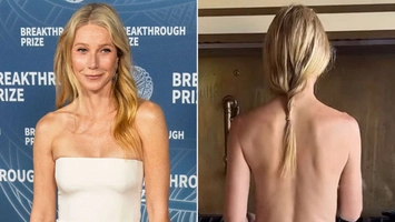 Topless și cu tigaia pe foc! Gwyneth Paltrow a stârnit valuri pe net, dar replica fiicei sale a furat toată atenția