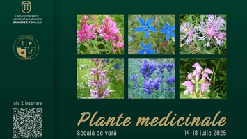 UMF Iași organizează Școala de vară “Plante medicinale” pentru studenții din anul I ai Facultății de Farmacie