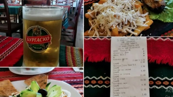 Turist român în Bulgaria, uimit de nota de plată! „În Mamaia, de banii ăia…“