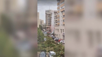 Incident la Iași! O țeavă de apă s-a spart pe strada Grigore Ureche