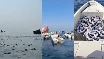 Scene incredibile în Strâmtoarea Ormuz. Sute de iranieni au ieșit pe mare să recupereze iPhone-uri și parfumuri de lux după scufundarea unei nave