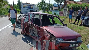 Accident rutier grav la Iași. Două persoane au fost rănit în urma unui impact violent – EXCLUSIV