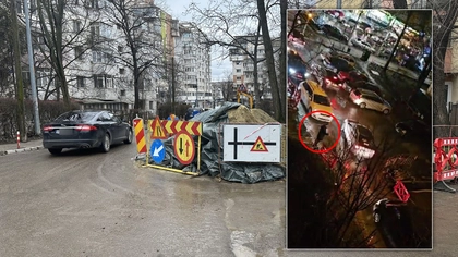 Exasperat de trafic, un bărbat din Iași a dirijat singur circulația mașinilor într-o intersecție, în locul polițiștilor