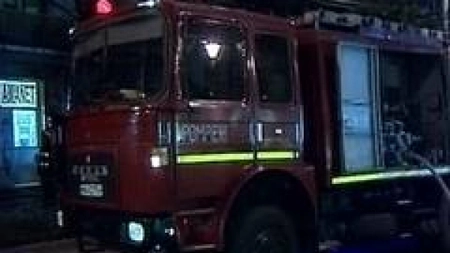 O casa din comuna Popesti, facuta scrum
