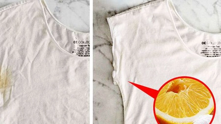 Cum se scot petele galbene de transpiratie de la subrat