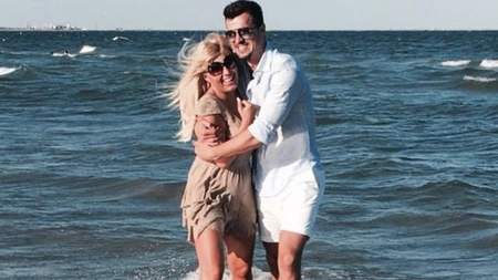 Primele imagini de la botezul fiicei Elenei Udrea. Eva Maria, crestinata la Manastirea Casin