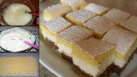 Prajitura cu crema de cocos - Trebuie sa o incerci neaparat. Reteta simpla, cu gust delicios. Ii va cuceri pe toti. Reteta mai jos