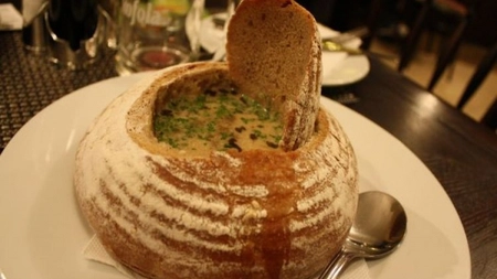 Supa ungureasca cu ciuperci