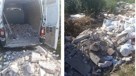 Sancțiuni usturătoare pentru ieșenii care aruncă moloz pe aleile dintre blocuri