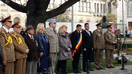 Manifestări de Ziua Armistițiului, lângă bustul generalului Berthelot - FOTO, VIDEO