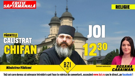 LIVE VIDEO Minunile Sfântului care dispare din raclă și vine la cei care îi cer ajutorul. Despre aceste minuni vom vorbi cu părintele Calistrat, la BZI LIVE - FOTO