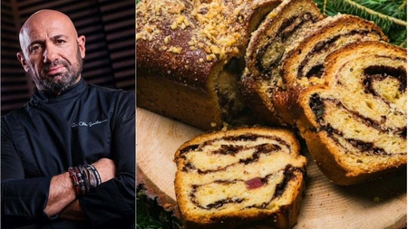 Încearcă reţeta specială a lui Chef Scărlătescu de cozonac de Crăciun