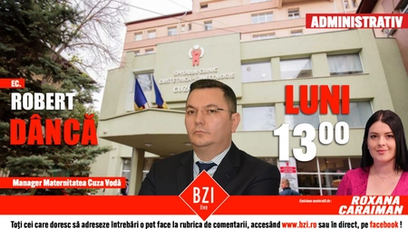 LIVE VIDEO - Anunțuri importante despre modernizarea Maternității Cuza Vodă din Iași! Managerul Spitalului, Robert Dâncă va dezvălui noile proiecte în exclusivitate pentru BZI - FOTO