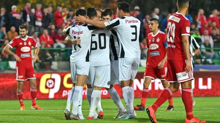 Formaţia Astra Giurgiu a încheiat la egalitate meciul cu echipa FC Hermannstadt