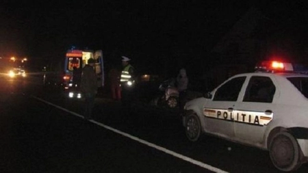 Exclusiv! Accident rutier în cursul nopţii trecute! Două persoane au ajuns de urgenţă la spital