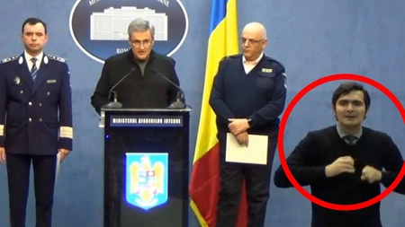 Ministerul de Interne a făcut anunțul! Cine este, de fapt, Bogdan, interpretul în limbaj mimico-gestual al conferințelor