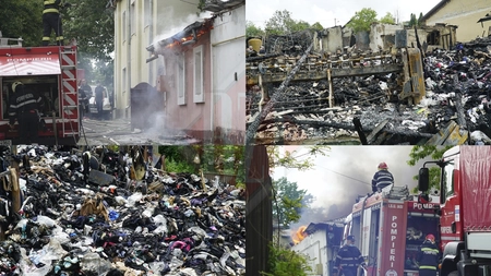 Incendiul de la fabrica Timtex Company SRL din Iași, un mister total. Focul a mistuit în doar câteva ore toată compania! Pompierii continuă ancheta - FOTO