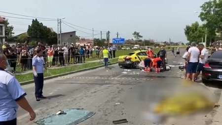 Accident rutier grav în Craiova! Două persoane ar fi murit, alte două persoane în stare gravă - VIDEO