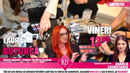 LIVE VIDEO - Cum a afectat pandemia de coronavirus specialiștii în beauty? Cum se vor restabili aceștia din punct de vedere financiar? Laura Buțurcă, fondator The Mirror Academy, prezentă în studioul BZI LIVE - FOTO