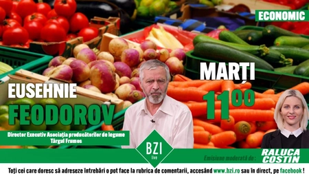 LIVE VIDEO - Ediţie de maximum interes, numai la BZI LIVE. Feodorov Eusehnie, director executiv al Asociaţiei Producătorilor de Legume din Târgu-Frumos va discuta despre comercializarea produselor locale online, în plină pandemie Covid-19 - FOTO