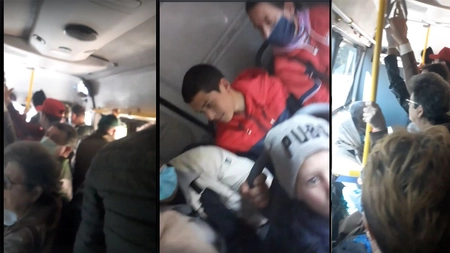 Maricel Popa a dus la prag de dezastru Transportul Public Judeţean. Călătorii sunt înghesuiţi într-un singur microbuz - VIDEO