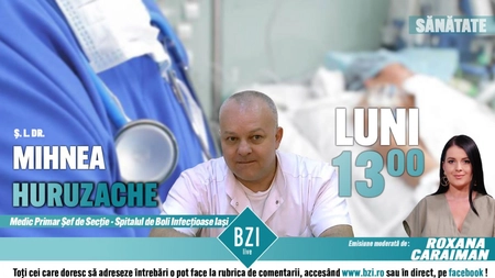 LIVE VIDEO - Bolnavii cronici care se infectează cu COVID-19 primesc două tipuri de tratament! Despre posibilă interacţiune între medicamente şi afectarea stării pacienţilor, cu dr. Mihnea Hurmuzache la BZI LIVE