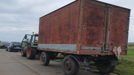 Polițiștii de frontieră au prins în trafic un bărbat băut, în județul Galați