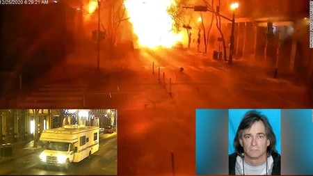 A fost identificat vinovatul pentru explozia din Nashville! Iată momentul în care maşina este detonată - VIDEO