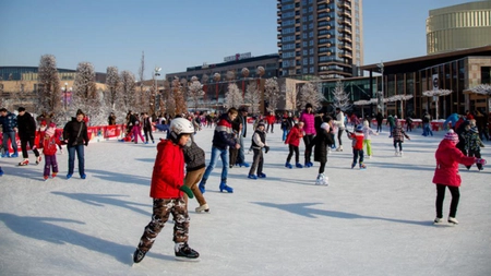 Patinoarul de la Palas nu va fi deschis în decembrie 2020