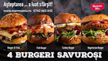 Așteptarea a luat sfârșit...! BURGER-UL, ACEST PREPARAT URBAN SOFISTICAT