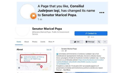 Anchetă internă la CJ Iași după furtul paginii instituției de către Maricel Popa