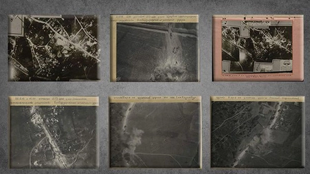 Imagini spectaculoase cu un atac aerian militar, în apropiere de orașul Iași! Bombardament teribil, cu avioane rusești, asupra județului (GALERIE FOTO DOCUMENT)