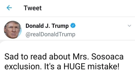 Diana Șoșoacă, ironizată după ce a distribuit un mesaj fals de susținere din partea lui Donald Trump: „Thank you, Mr. President”