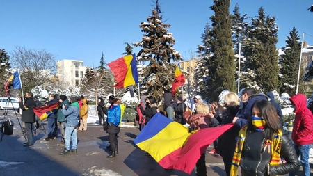 Protest în Constanța. Oamenii sunt nemulțumiți de restricțiile impuse