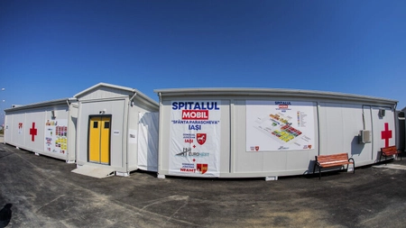 Consiliul Județean Iași a inițiat demersurile pentru redeschiderea spitalului mobil de la Lețcani