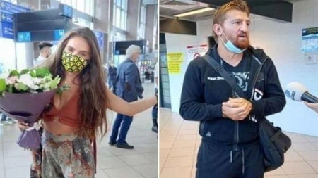 Mellina şi Moroșanu au ajuns în România! Primele declaraţii de la aeroport! Iată cum au fost întâmpinaţi