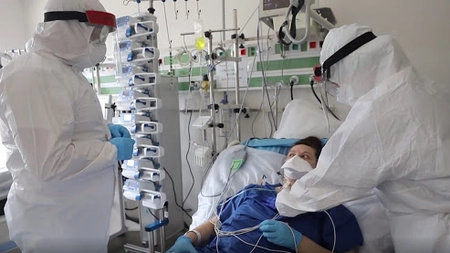 Un singur pacient COVID-19 mai e internat la ATI în spitalul Witting din București