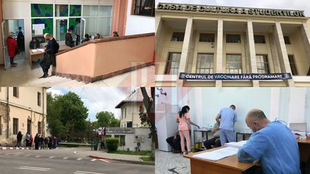 Peste 800 de persoane au fost imunizate cu serul Pfizer, în cadrul maratonului de vaccinare fără programare de la Spitalul Clinic Militar de Urgență - FOTO