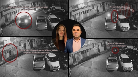 Avem înregistrarea video! Clipele dinaintea tragediei! Frumoasa avocată Monica Cioată s-a certat aprins cu iubitul ei, Sebastian Felecanu, până să intre în scara blocului! A izbit ușa, iar după 20 de minute a căzut de la etajul 6 (EXCLUSIV)
