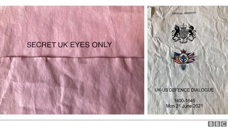 Documente clasificate ale Ministerului Apărării din Marea Britanie au fost găsite într-o staţie de autobuz