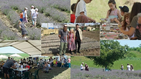 Imagini de colecție de la marginea Iașului! Weekend plin de distracție, într-un lan de lavandă! Trei tineri au pus bazele unui concept unic: 