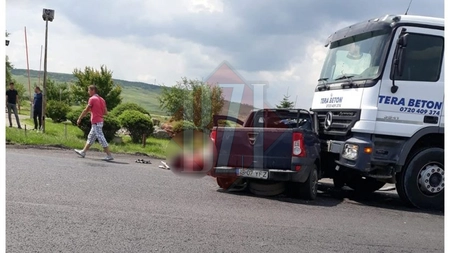 Accident rutier grav la Leţcani. Două victime, după ce un autoturism a intrat în coliziune cu un camion - EXCLUSIV, UPDATE, FOTO, LIVE VIDEO